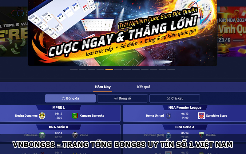 VN BONG88 - Trang Tổng Bong88 Uy Tín Số 1 Việt Nam